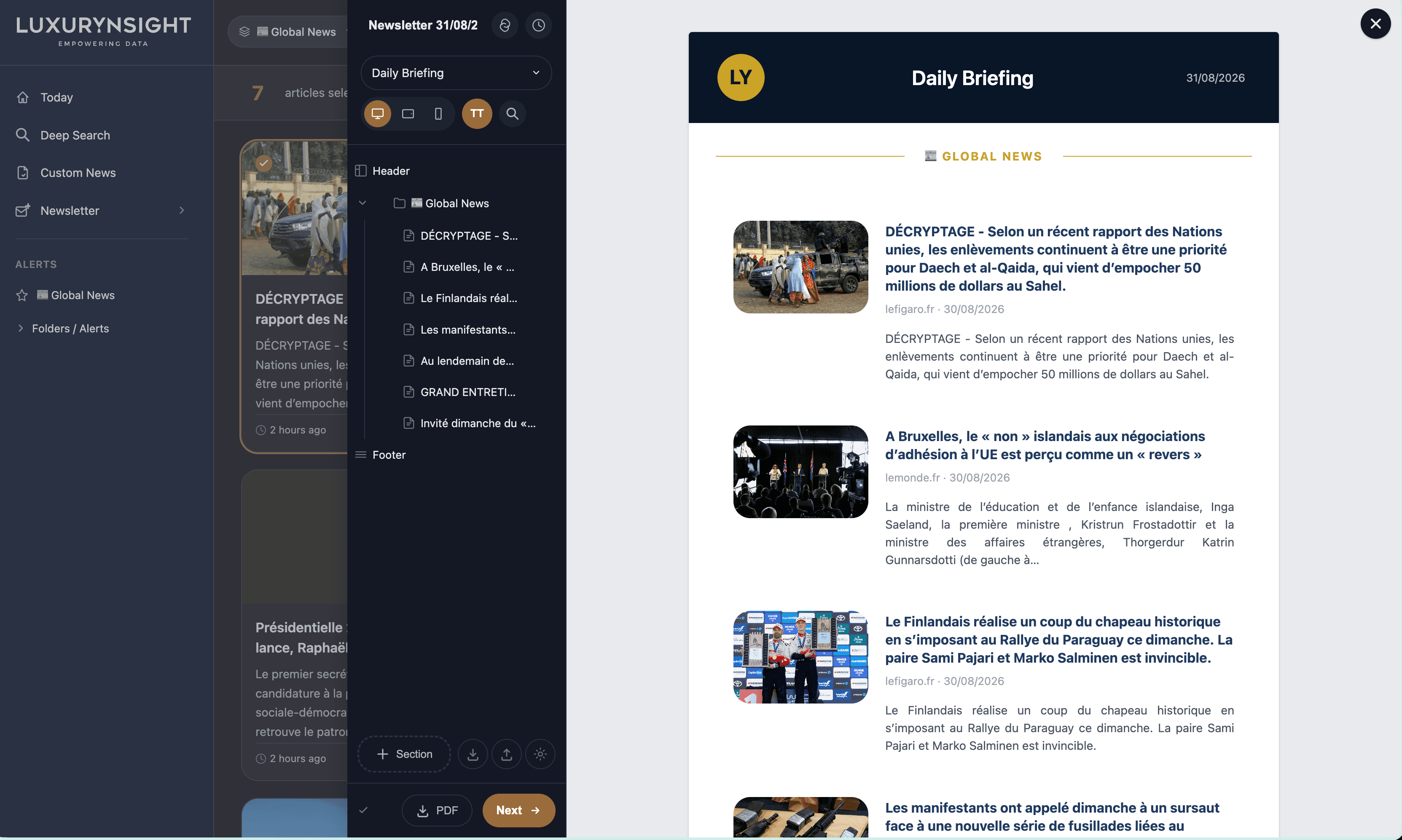The newsletter builder LVMH writes its intelligence with
